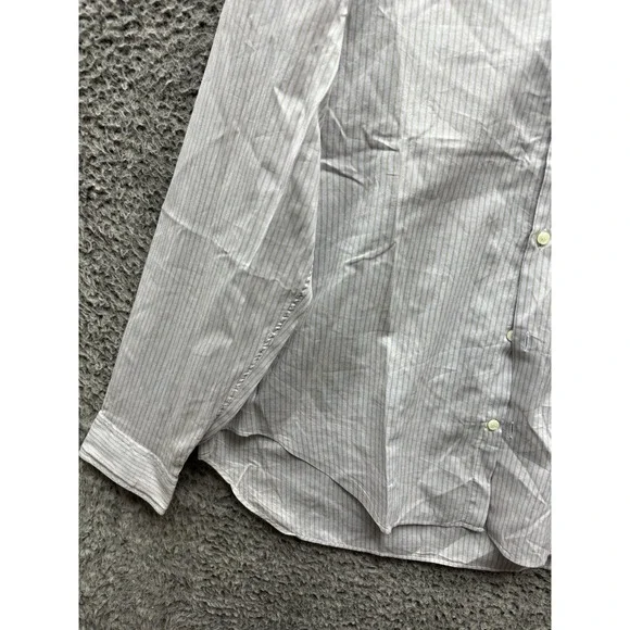 Giorgio Armani A Milano Borgonuovo 21 Button-Up Long Sleeve Shirt Mens Size 44 - Picture 4 of 11